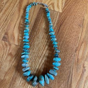 Turquoise chunky necklace